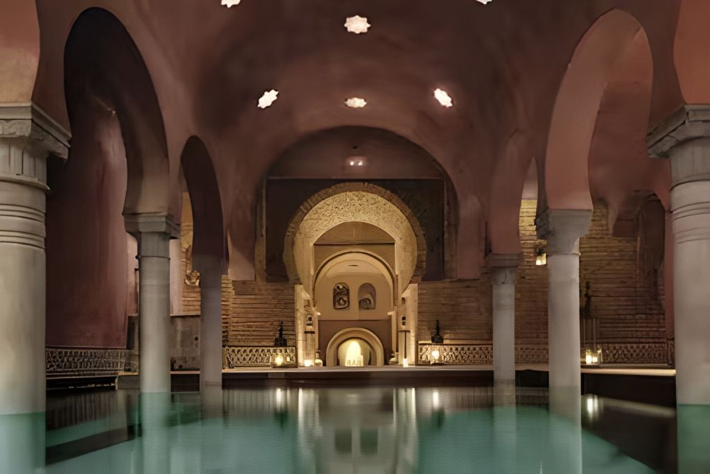 Hammam Al Ándalus Granada: Baño árabe + Visita guiada a la Alhambra y los Palacios Nasríes
