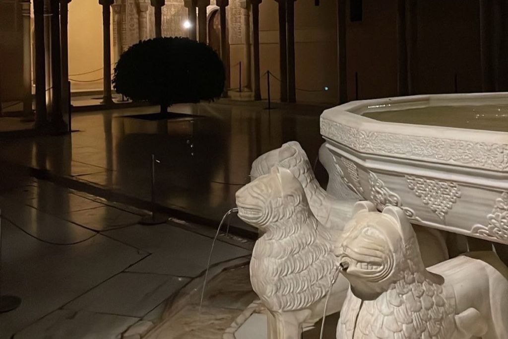 Alhambra y Palacios nazaríes: Entrada sin colas + Tour nocturno