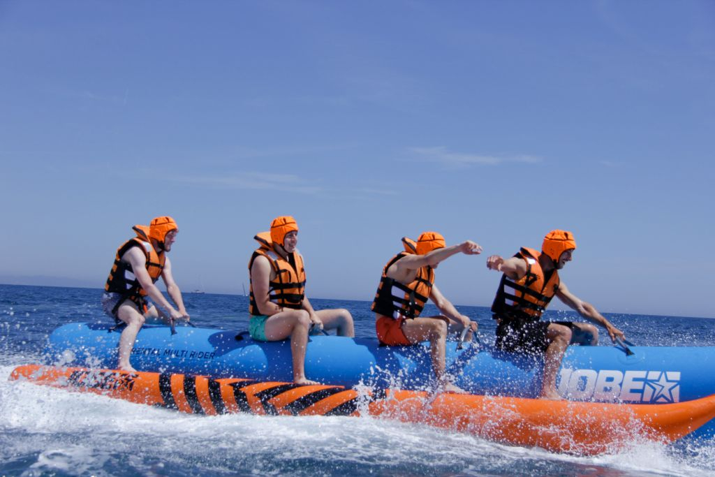 Banana Boat Challenge in Barcelona