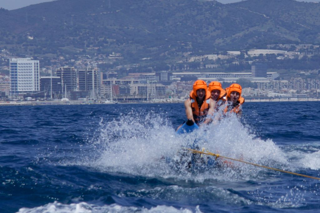 Banana Boat Challenge in Barcelona