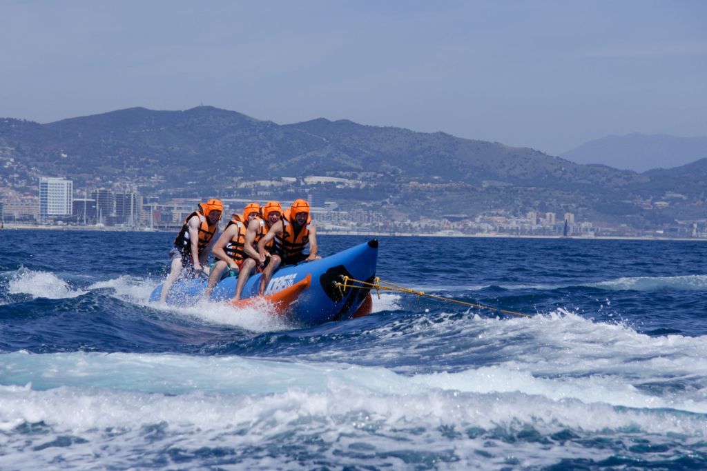 Banana Boat Challenge in Barcelona