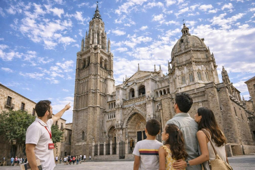 Toledo: Guided Walking Tour + Roundtrip from Madrid