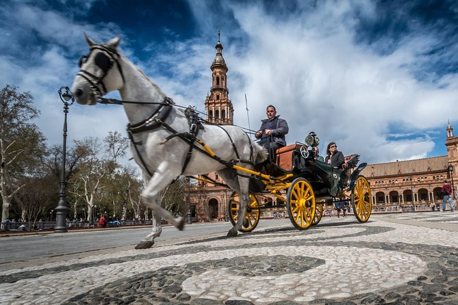 Horse carriage ride through Seville