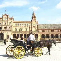 Horse carriage ride through Seville