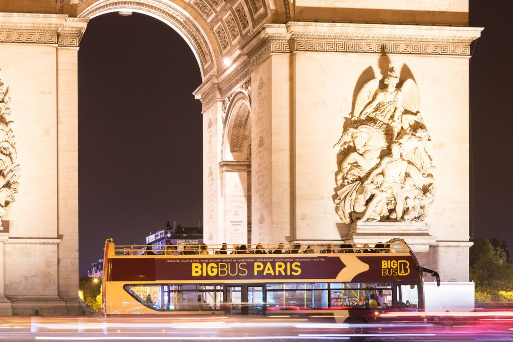 Big Bus Paris: Tour serale di 2 ore
