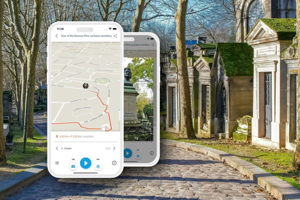 Audio Guide App for Your Smartphone: Père Lachaise Cemetery Walking Tour