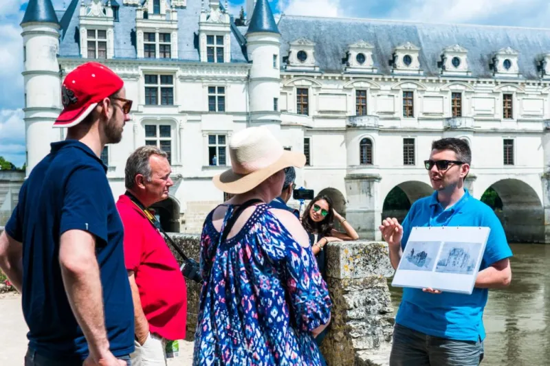 Vallée de la Loire : Excursion d'une journée en petit groupe avec entrée dans 3 châteaux + dégustation de vin