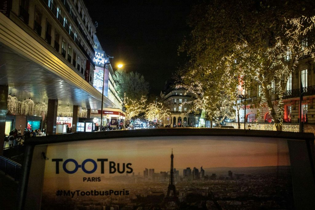 Tootbus Paris: Tour ecologico delle luci di Natale