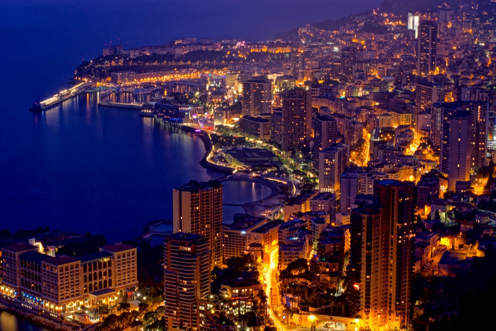 Monaco et Monte-Carlo de nuit