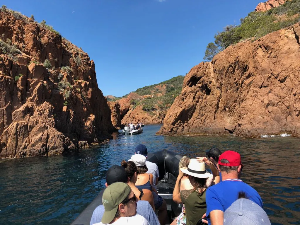 Massif de l'Esterel Excursion by Boat