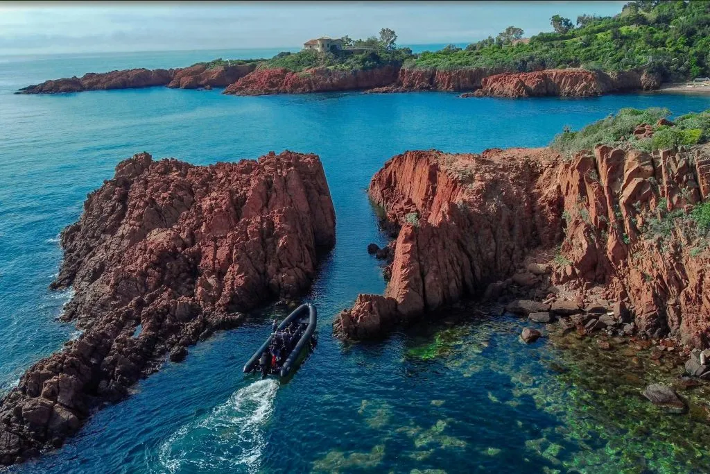 Massif de l'Esterel Excursion by Boat