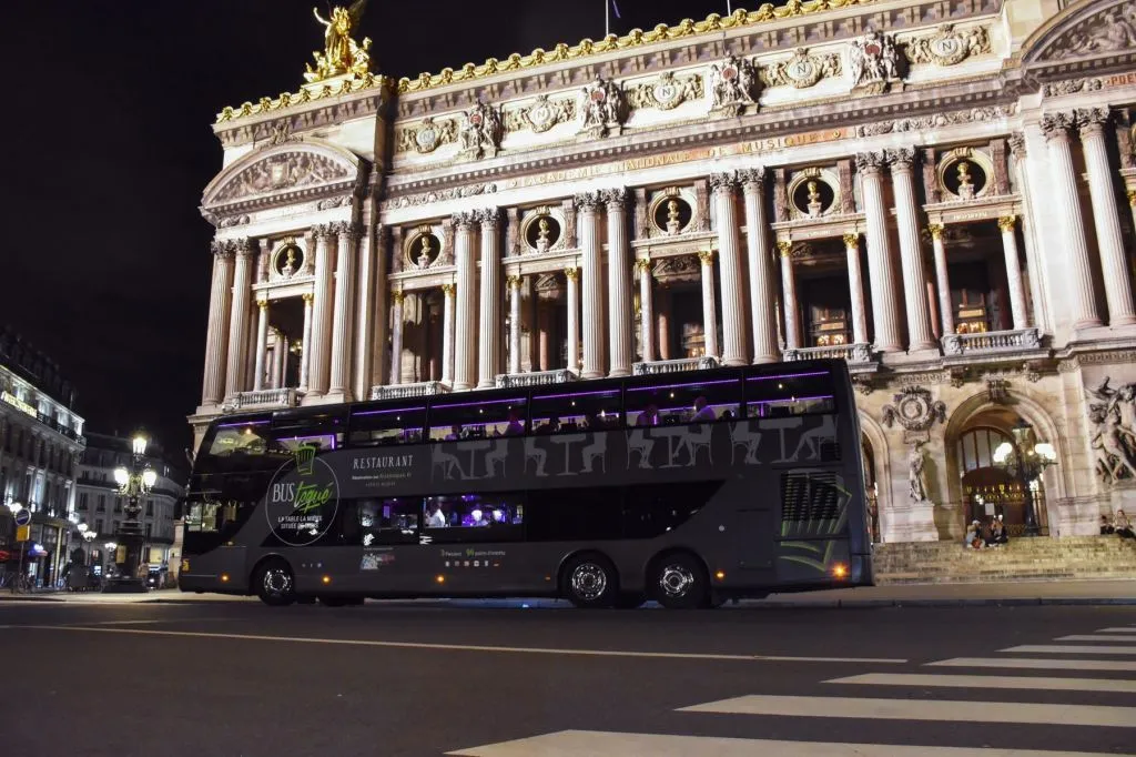 Bus Toqué Paris: le Champs-Elysées: Tour with Bistronomic 3-Course Dinner