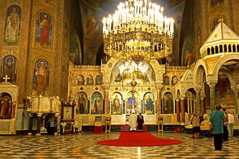Russian Orthodox Cathedral Guided Tour + Highlights of Nice