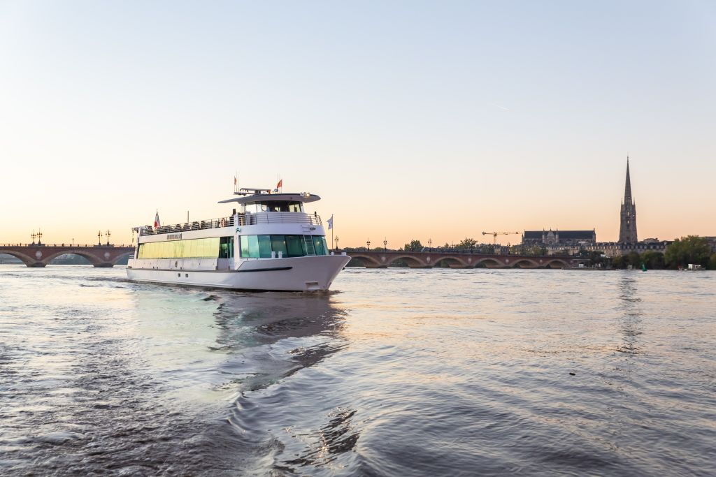 Bordeaux: Guided Cruise on the Garonne + 1h at the dock