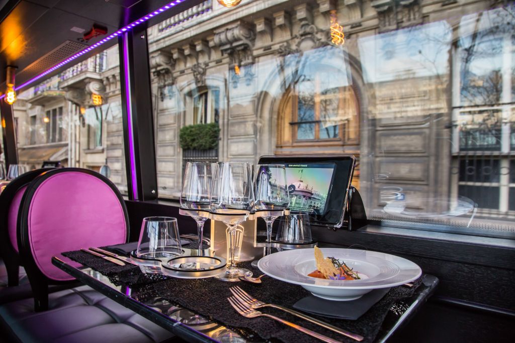 Bus Toqué Paris: le Champs-Elysées: Bistronomic Lunch Tour