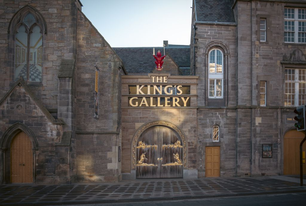 A Galeria do Rei no Palácio de Holyroodhouse