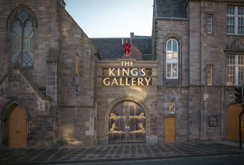 A Galeria do Rei no Palácio de Holyroodhouse: Bilhete de entrada
