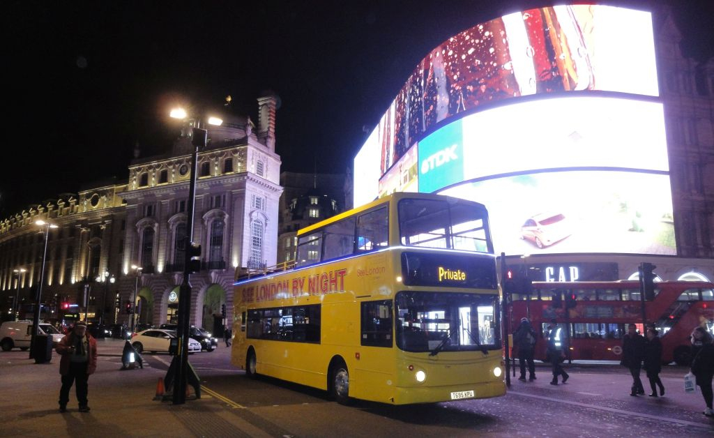 London by Night: Bus Tour with Live Guide