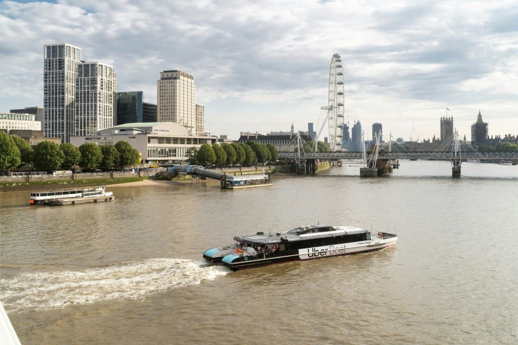 Bateau Uber de Thames Clippers : Trajet simple