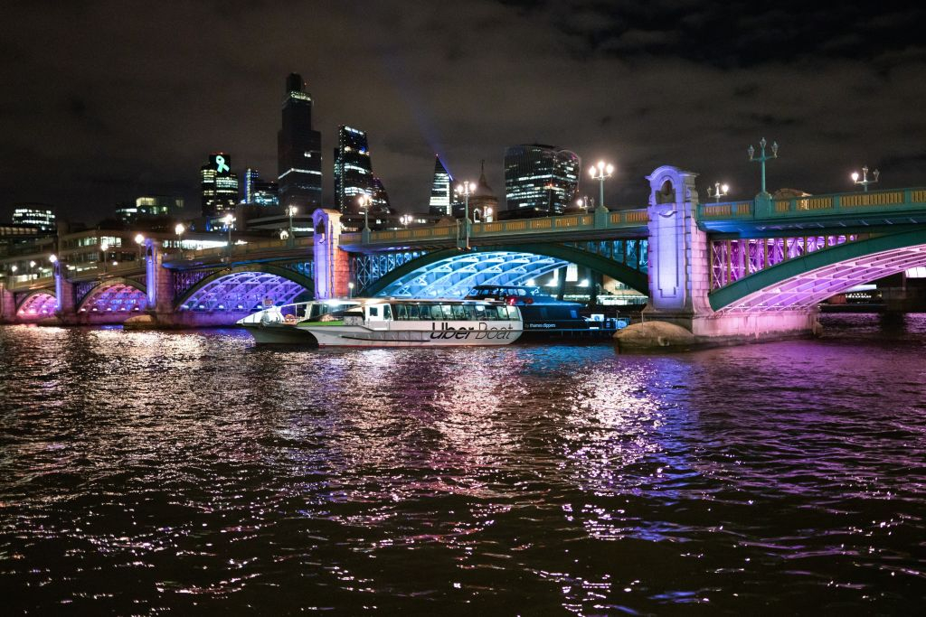 Bateau Uber de Thames Clippers : Trajet simple