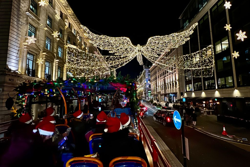 City Sightseeing Londra: Tour in autobus delle luci di Natale