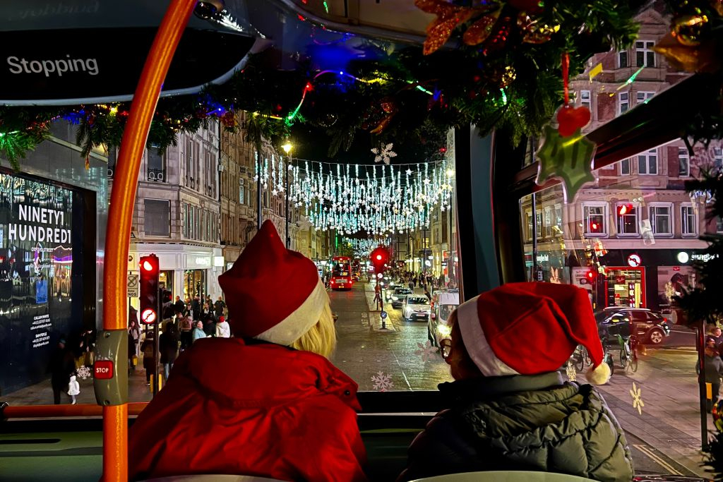 City Sightseeing Londra: Tour in autobus delle luci di Natale