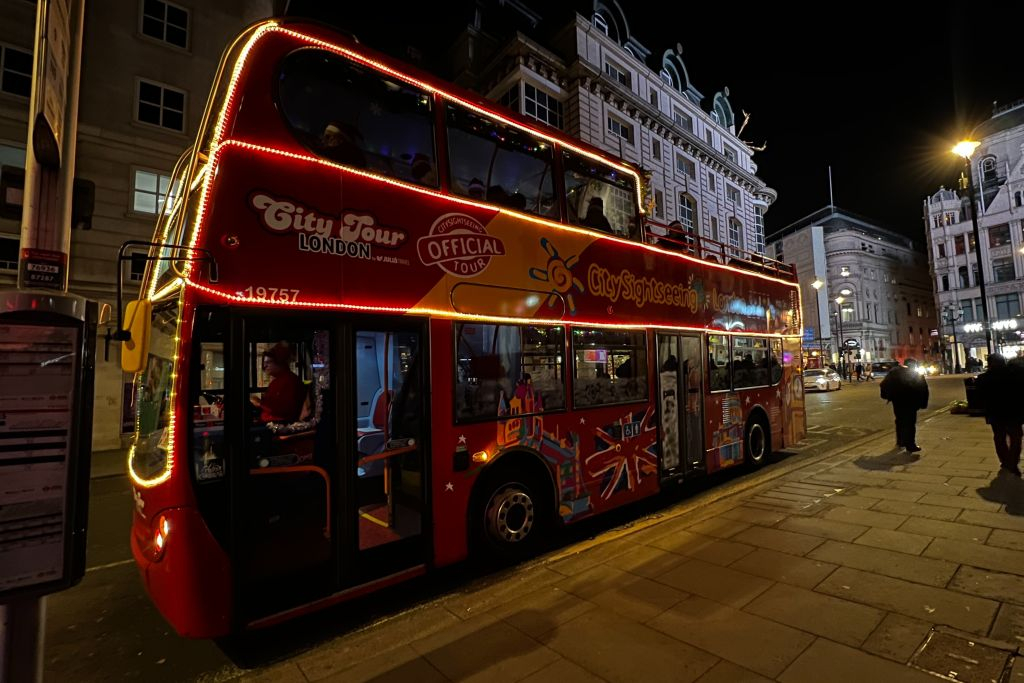City Sightseeing Londra: Tour in autobus delle luci di Natale