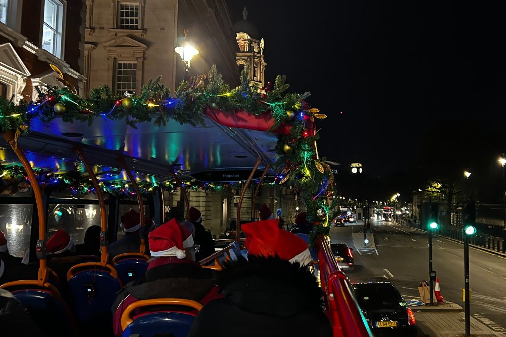 City Sightseeing Londra: Tour in autobus delle luci di Natale