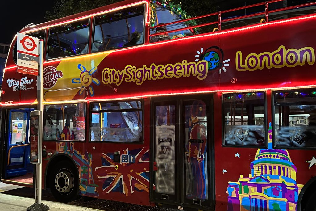 City Sightseeing Londra: Tour in autobus delle luci di Natale