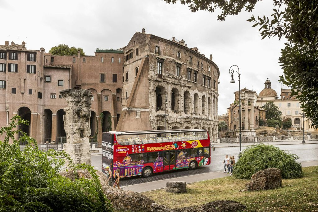 City Sightseeing Rome : Visite guidée en bus Hop-on Hop-off panoramique