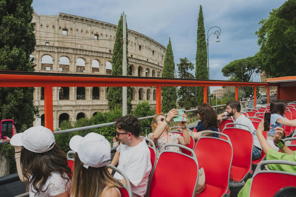 City Sightseeing Rome : Visite guidée en bus Hop-on Hop-off panoramique