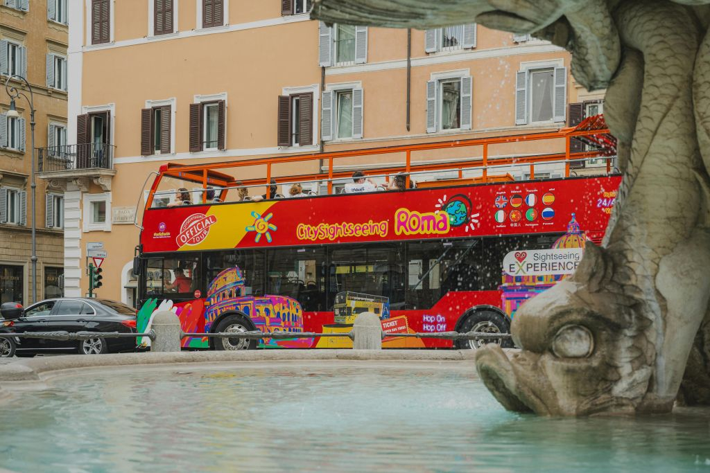 City Sightseeing Rome : Visite guidée en bus Hop-on Hop-off panoramique