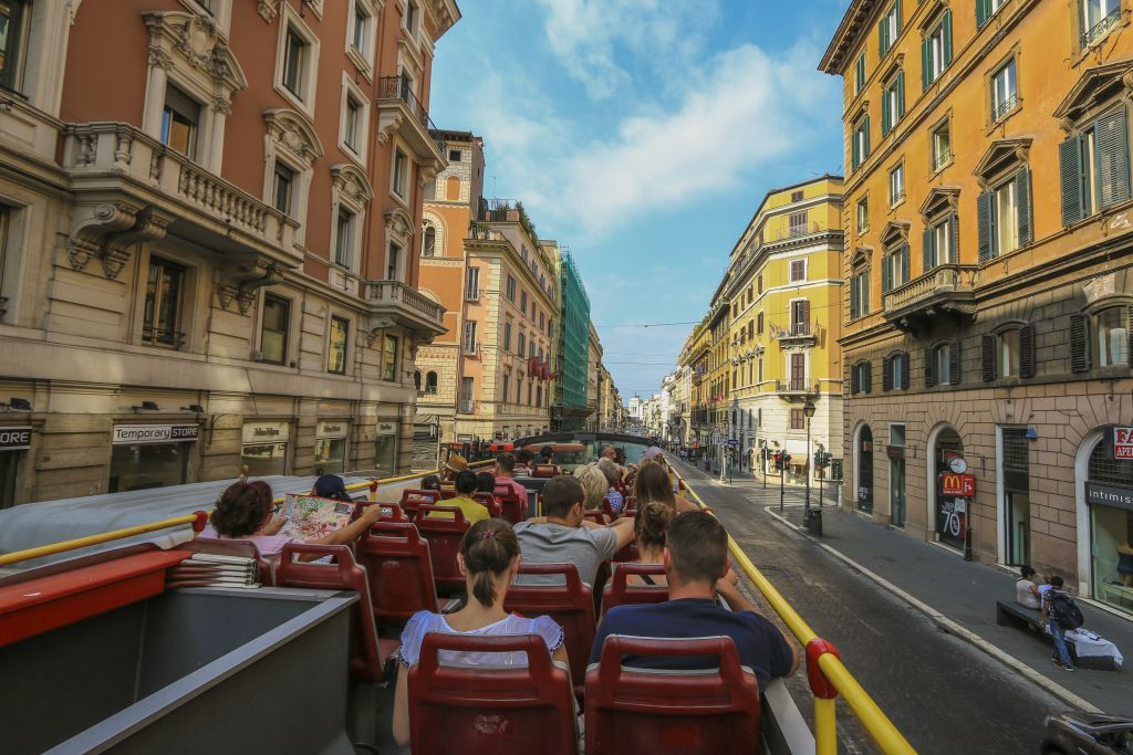 City Sightseeing Rome : Visite guidée en bus Hop-on Hop-off panoramique