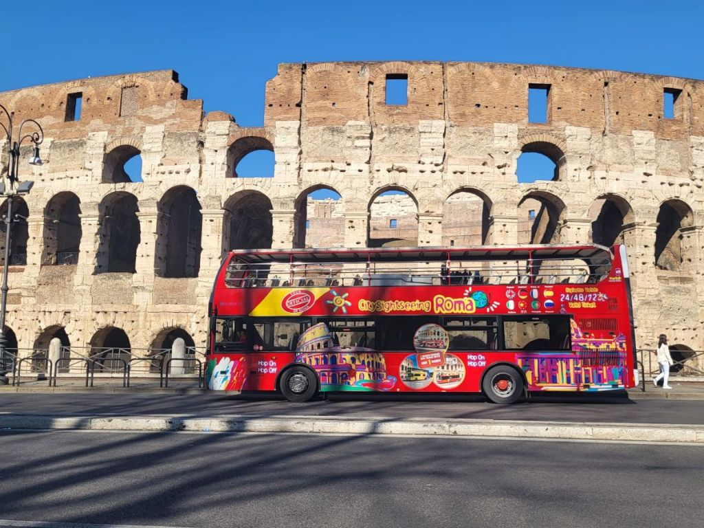 City Sightseeing Rome : Visite guidée en bus Hop-on Hop-off panoramique