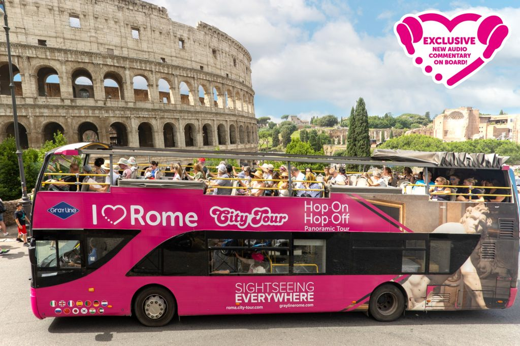 I Love Rome : Visite en bus Hop-on Hop-off panoramique