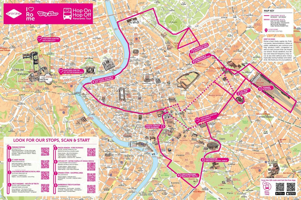 I Love Rome: Hop-on Hop-off Panoramic Bus Tour