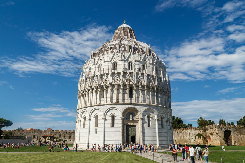 Battistero, cimitero e cattedrale: Ingresso riservato