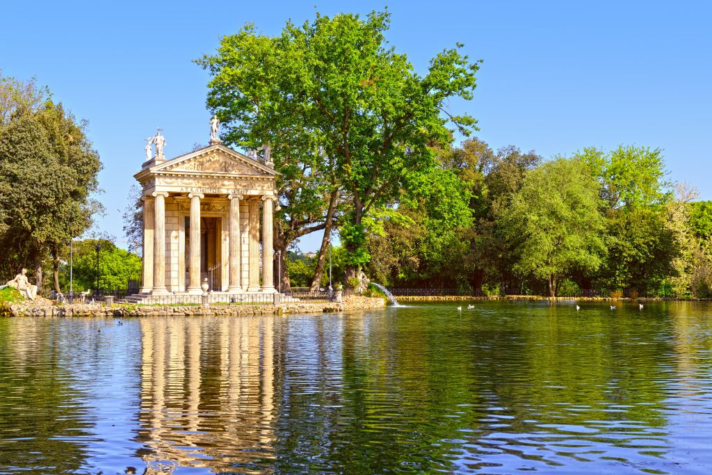 Villa Borghese Gardens by Golf Cart