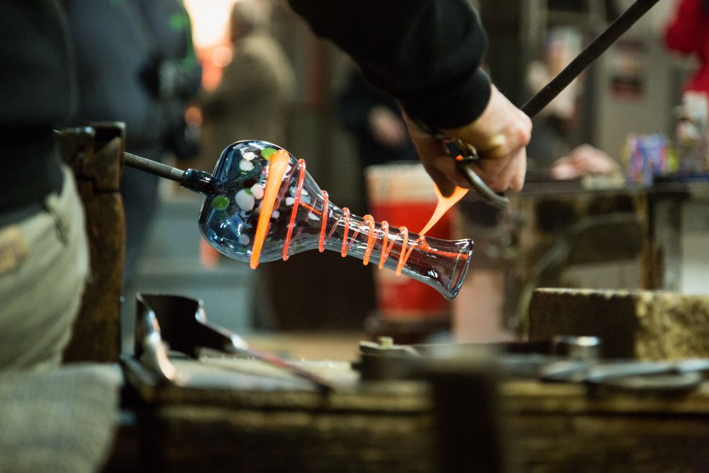 Venetian Glassblowing Demonstration in Piazza San Marco