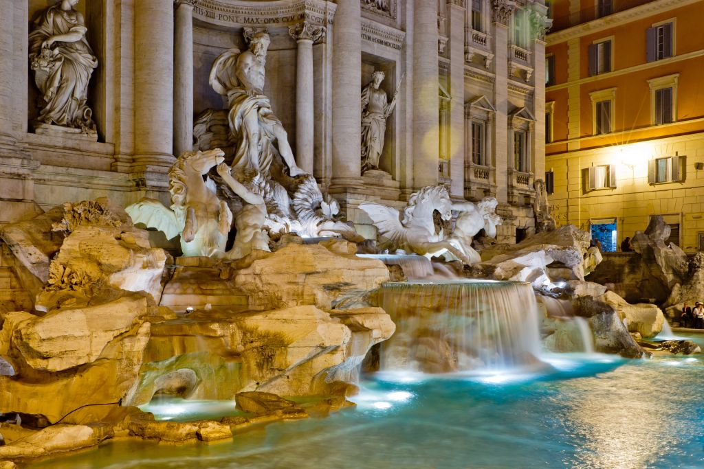 Trevi Fountain Rome: Underground Domus Guided Tour