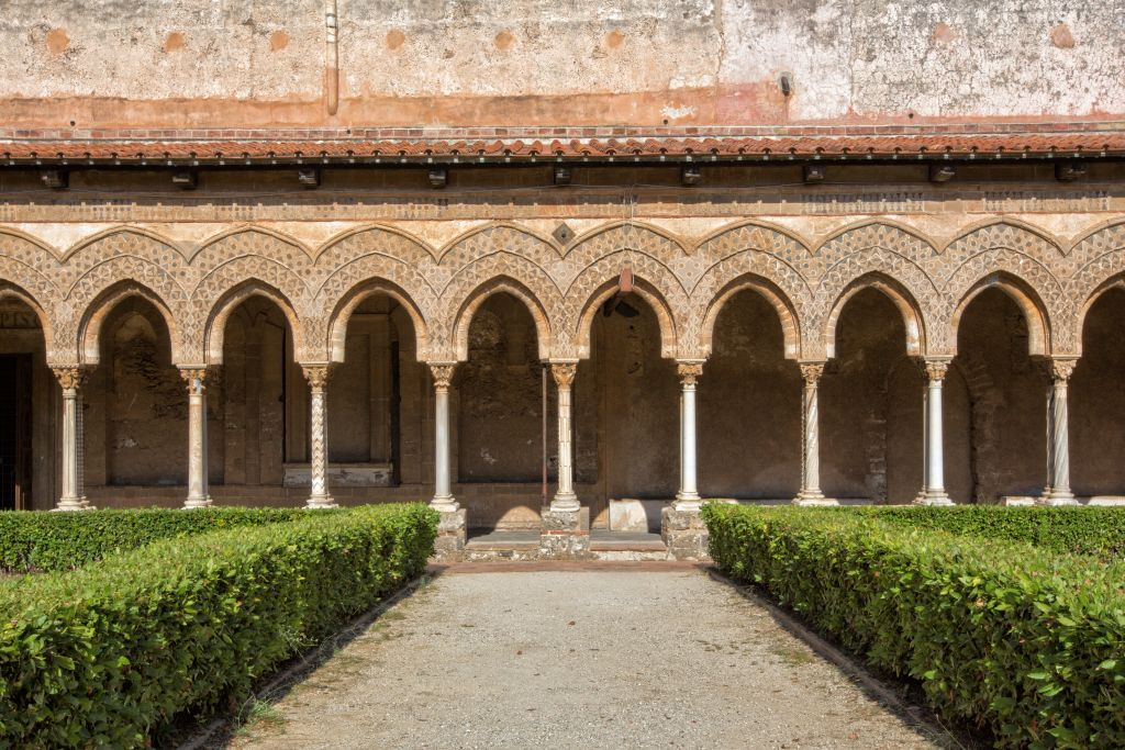 Chiostro di Santa Maria Nuova & Duomo di Monreale: Entrada + Postal PemCards