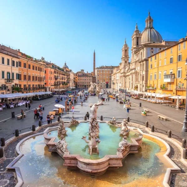 Piazza Navona, Panthéon, fontaine de Trevi et escalier espagnol : Visite guidée à pied