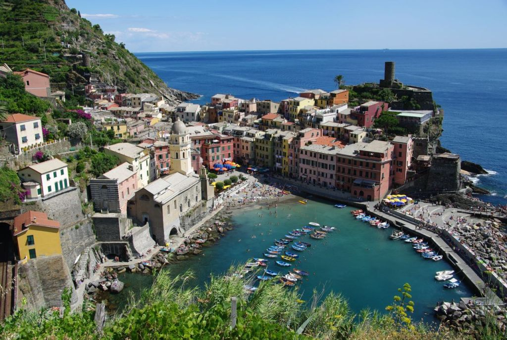 Cinque Terre: Gita di un giorno da Firenze + Tour in barca + Escursione facoltativa