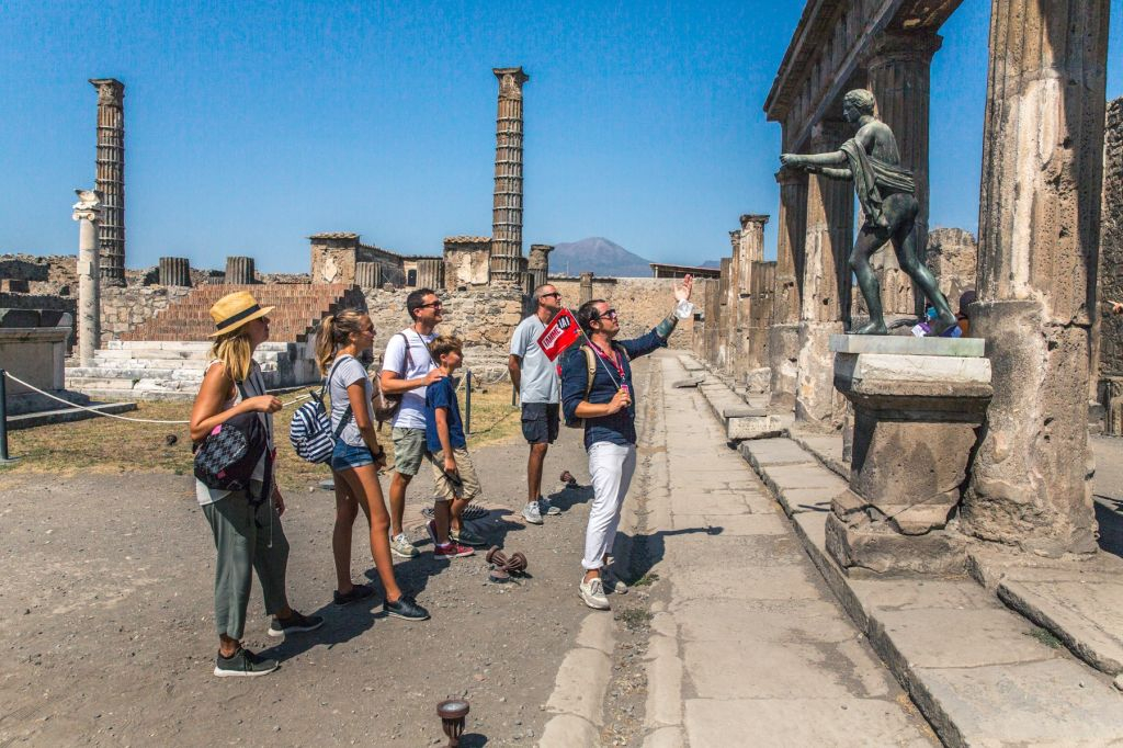Pompeia e Monte Vesúvio: entrada + ida e volta de Nápoles