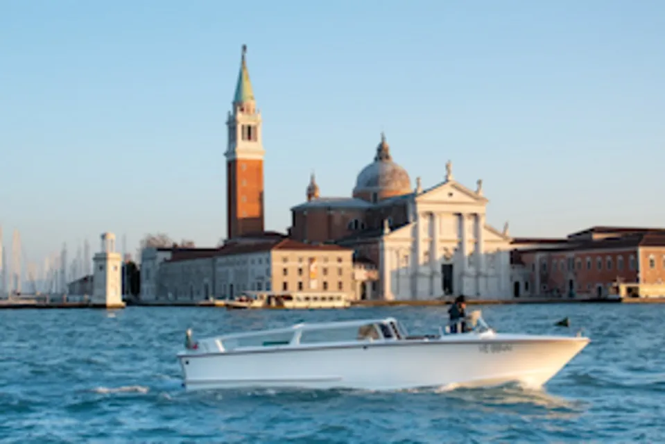 Venice: Water Taxi to Santa Lucia Station from Hotel