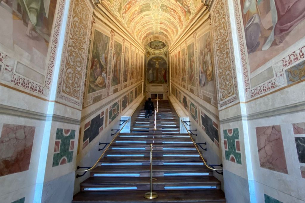Les escaliers sacrés et la chapelle du Sancta Sanctorum : Visite avec audioguide