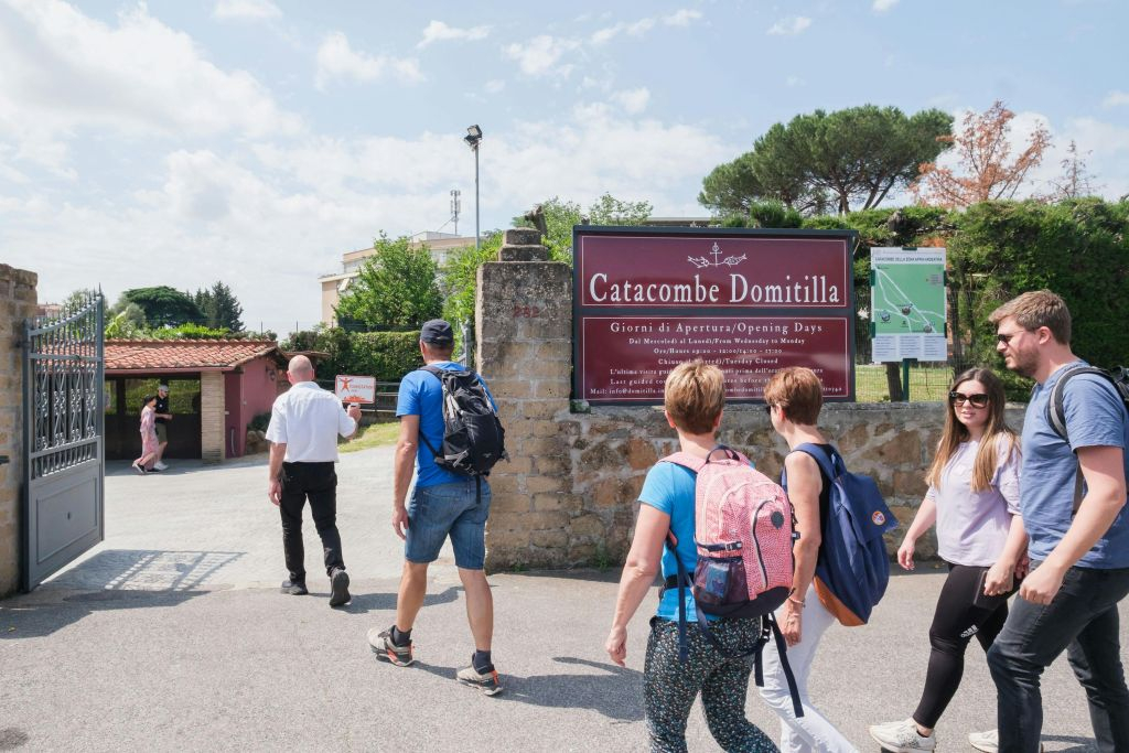 Rome : Visite guidée des catacombes et de la crypte des capucins + transfert