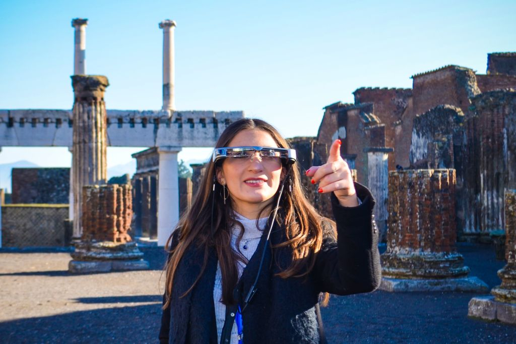 Pompei: Biglietto d'ingresso + Tour 3D della città antica con occhiali AR