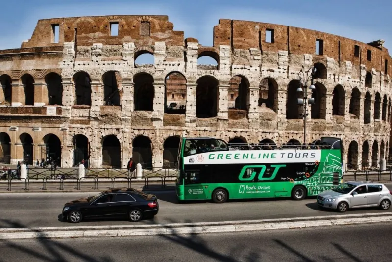 Roma: Trasferimento da Civitavecchia + Tour Hop-on Hop-off in autobus Combi