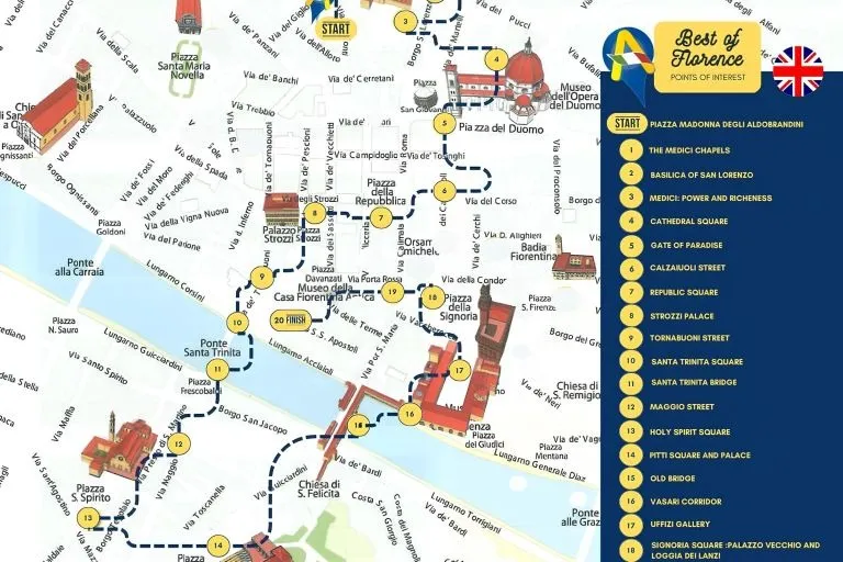 Florence: Guided Walking Tour + Audio Guide